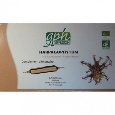 GPH Diffusion - Harpagophytum bio 200 gélules - Complément alimentaire